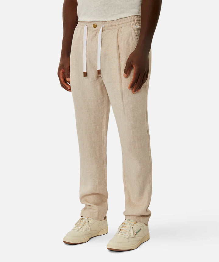 The Capri Linen Pant - YD Wheat