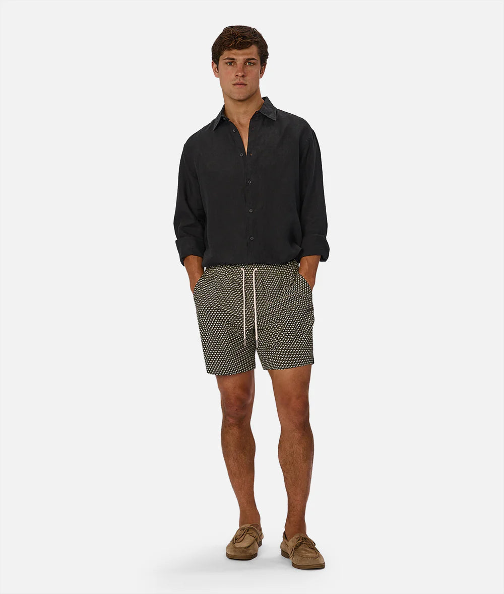 The Cayman Swim Short - Olive Combo