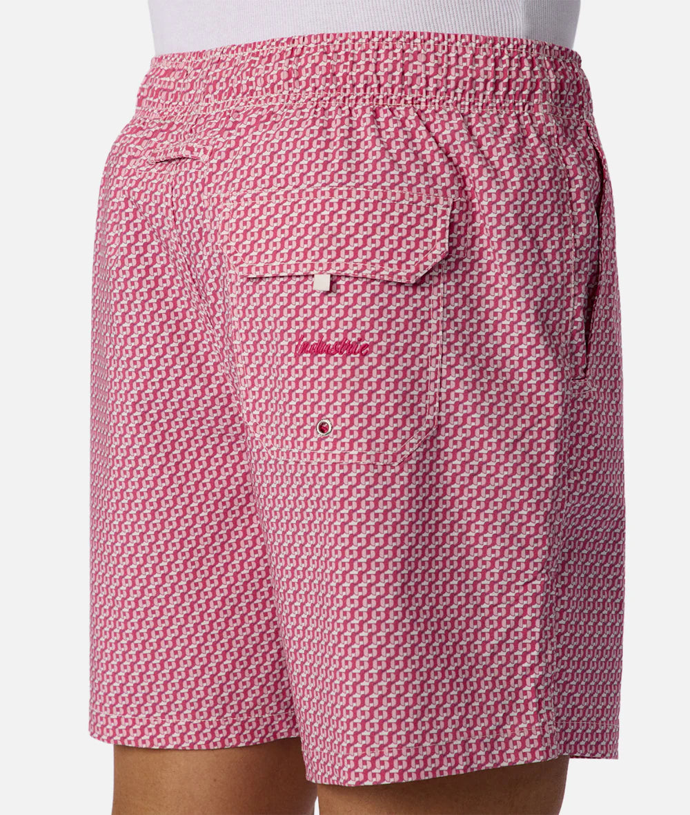 The Cayman Swim Short - Pink Combo