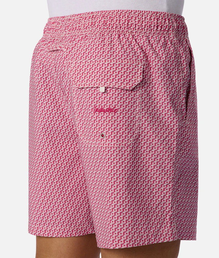 The Cayman Swim Short - Pink Combo