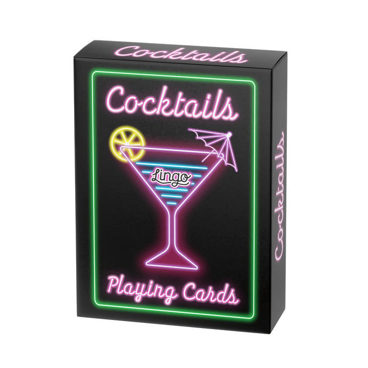 Cocktails Playing Cards