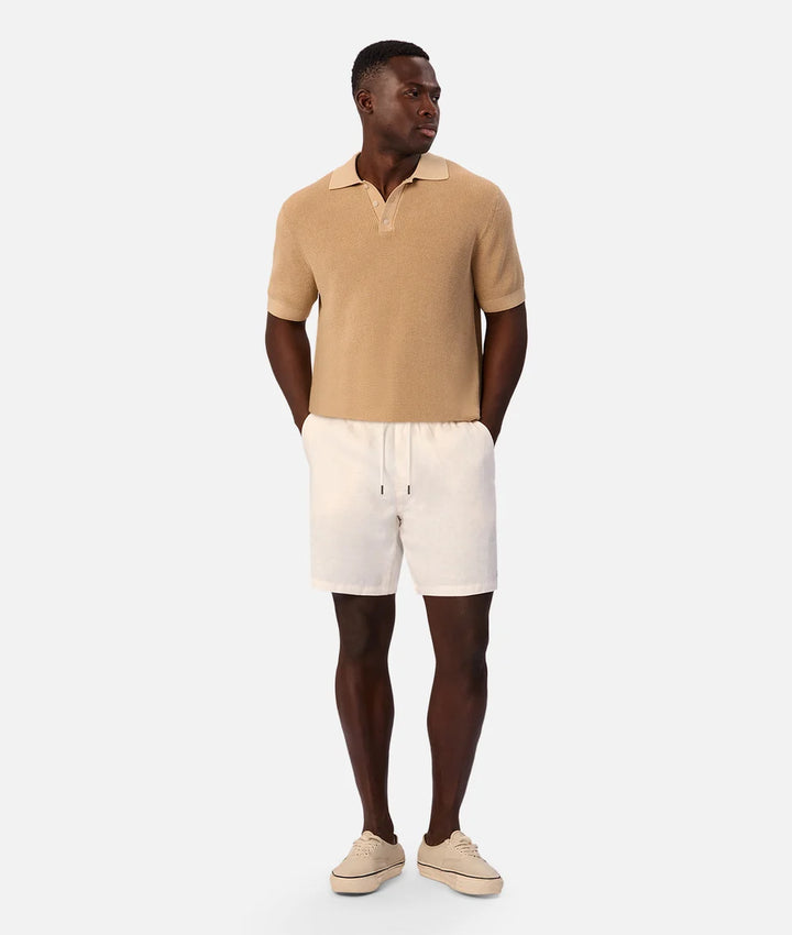 The Marina Linen Short - Coconut