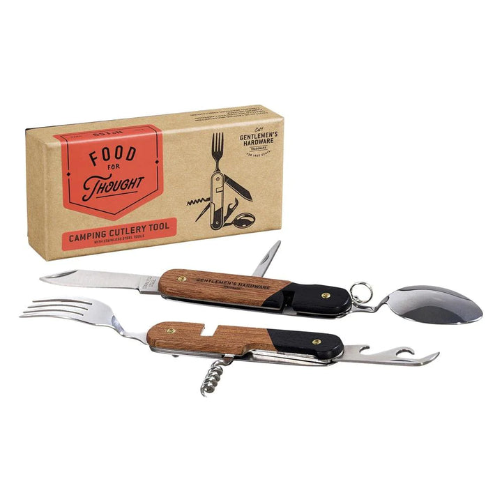 Camping Cutlery Tool - Wood