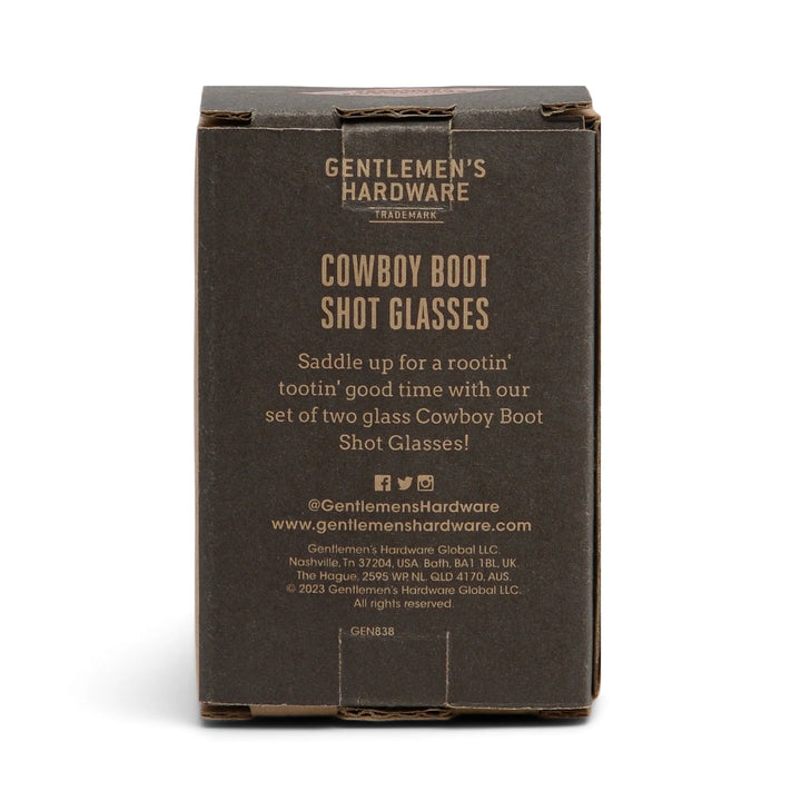 Cowboy Boot Shot Glasses