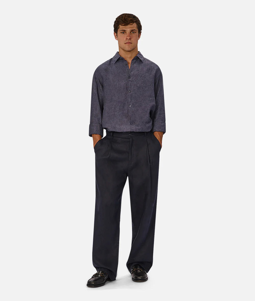 St Martins L/S Shirt - Denim