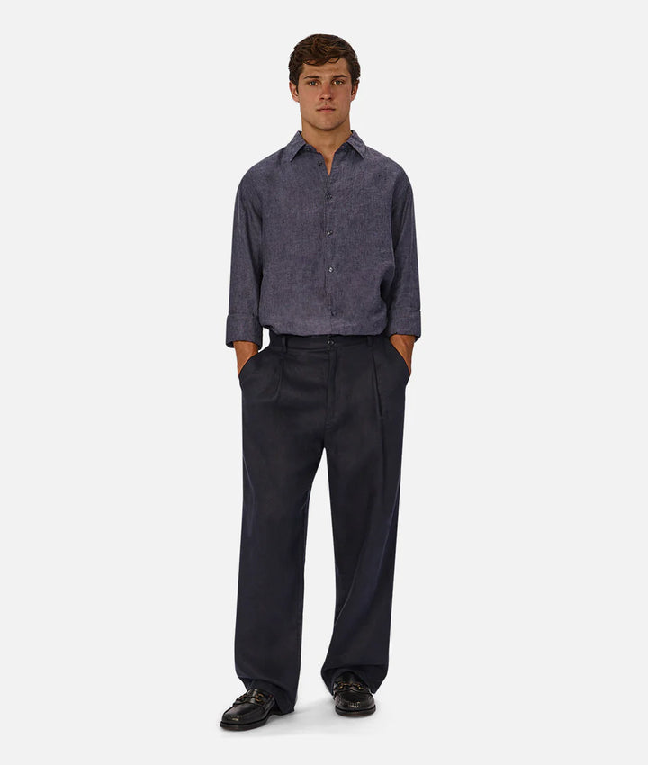 St Martins L/S Shirt - Denim