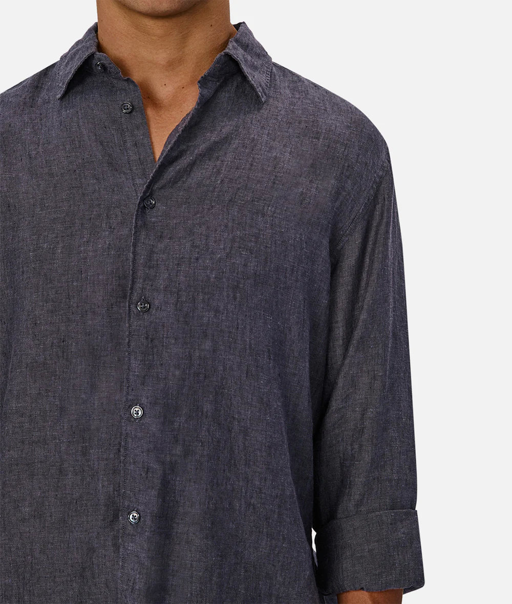 St Martins L/S Shirt - Denim