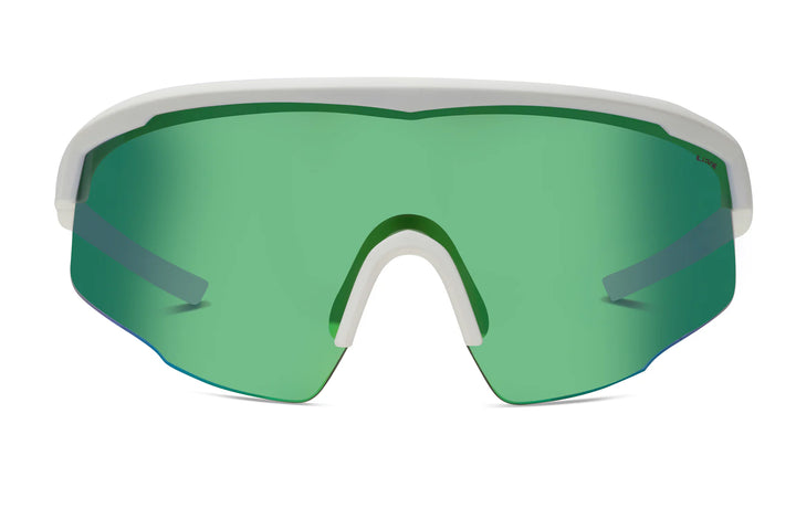 Dealer - Green Mirror Matt White