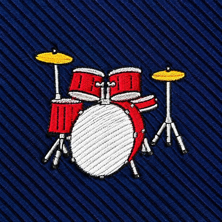Drums Skinny Tie