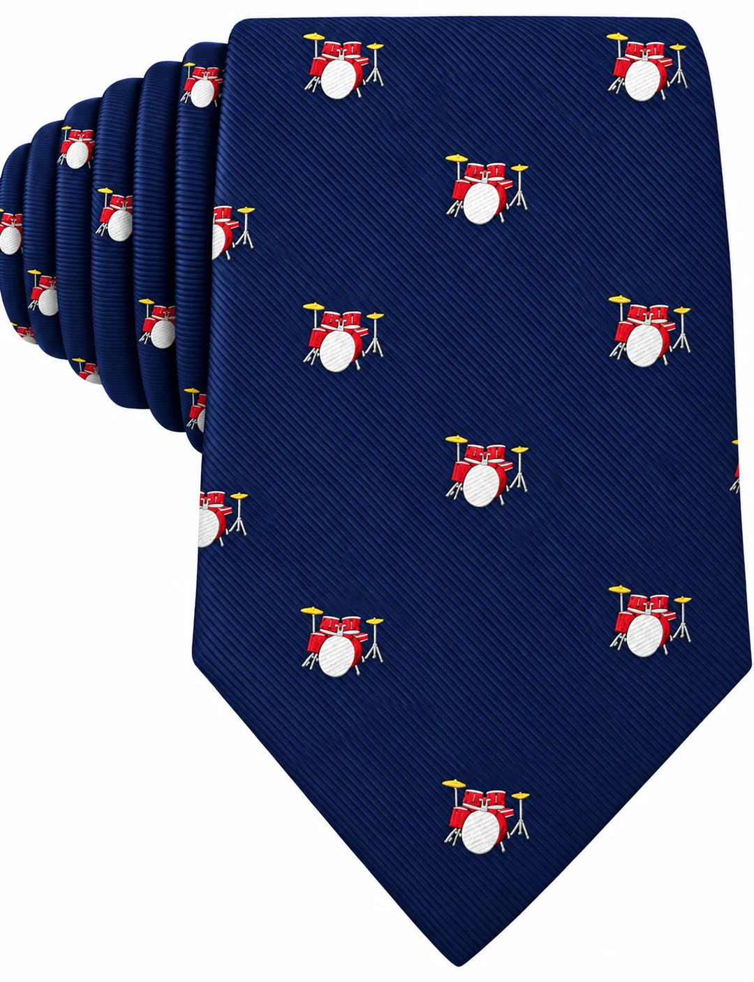 Drums Skinny Tie