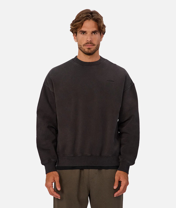 The New Del Sur Washed Sweat - Washed Black