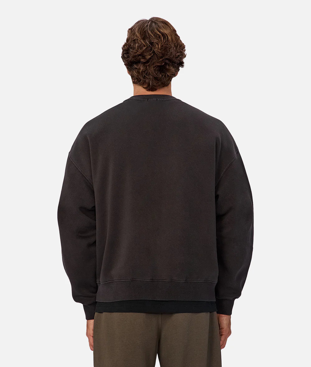 The New Del Sur Washed Sweat - Washed Black