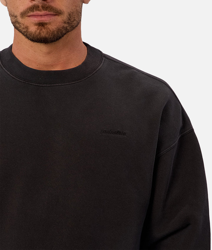 The New Del Sur Washed Sweat - Washed Black