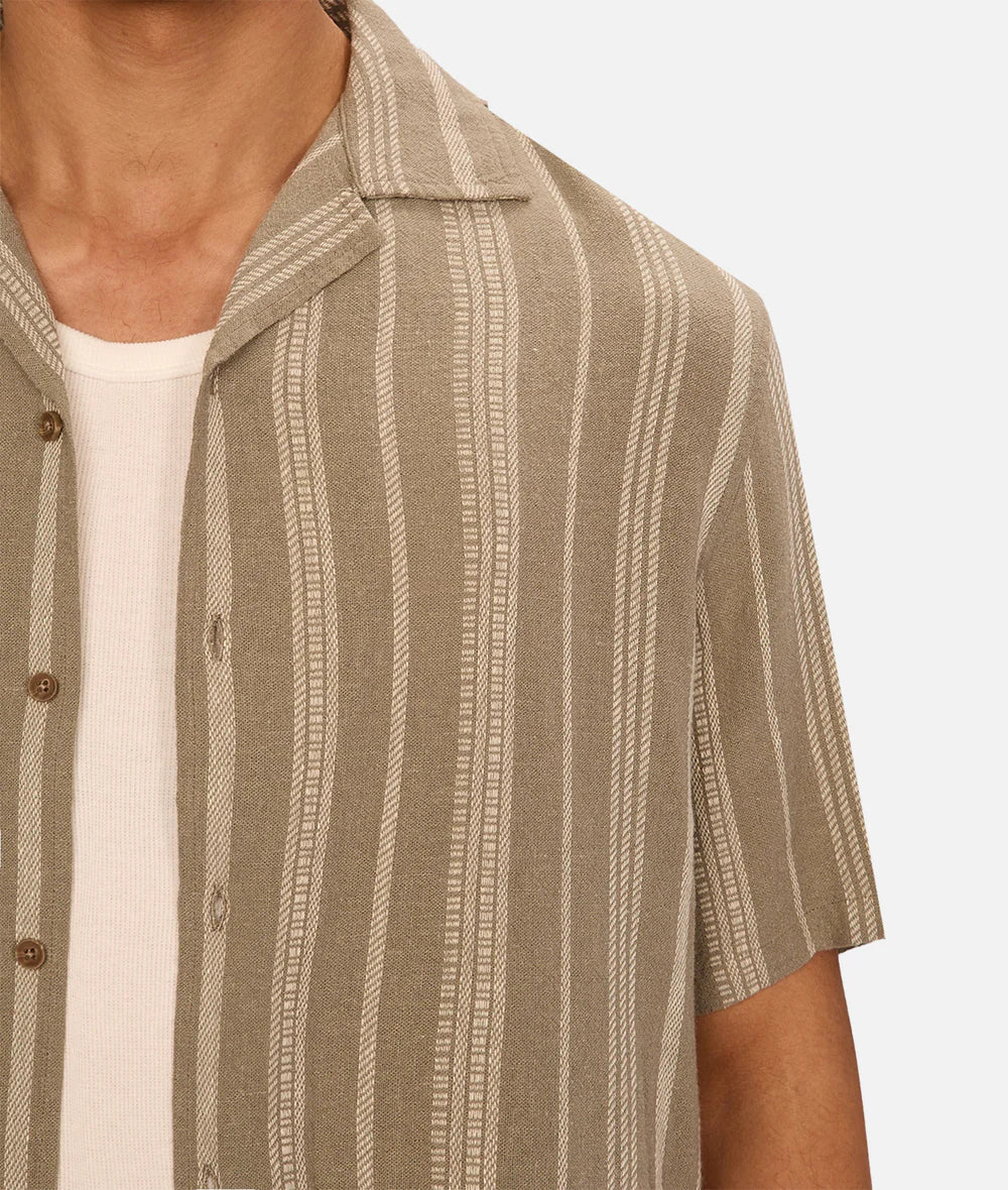 The Fabriano S/S Shirt - Olive Stone