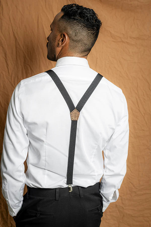 Wooden Suspenders - Fergus Tasmanian Oak