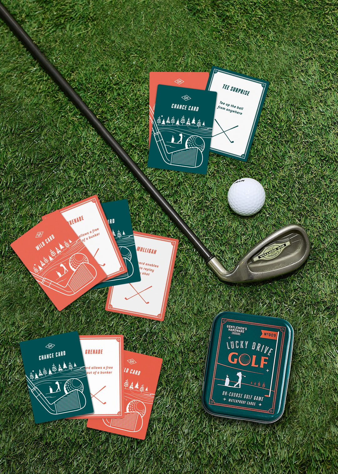 Golf Card Game Tin