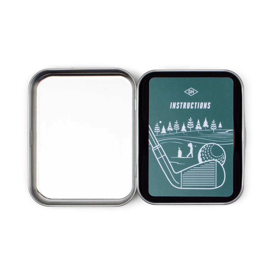 Golf Card Game Tin