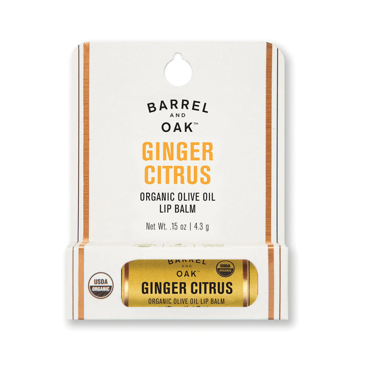 Olive Oil Lip Balm - Ginger & Citrus