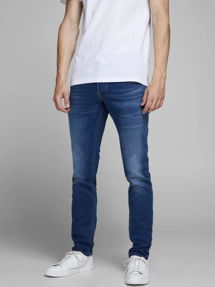 Glenn Original GE 006 Indigo Knit Slim Fit Jeans