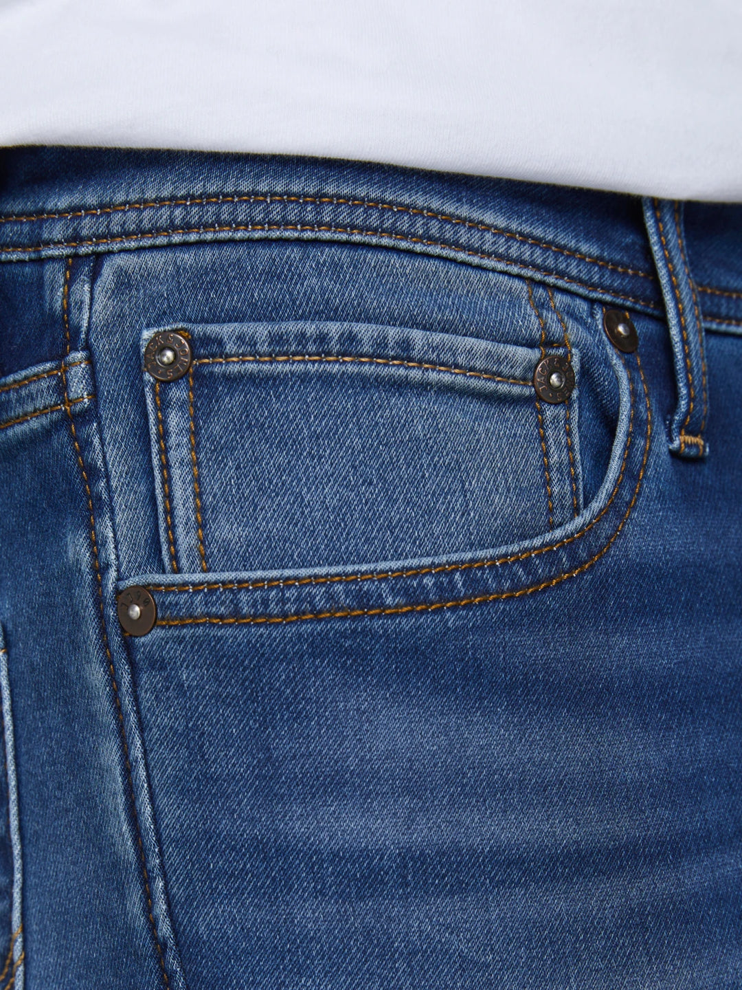 Glenn Original GE 006 Indigo Knit Slim Fit Jeans