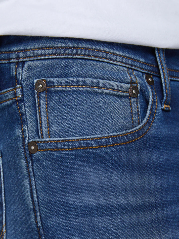 Glenn Original GE 006 Indigo Knit Slim Fit Jeans