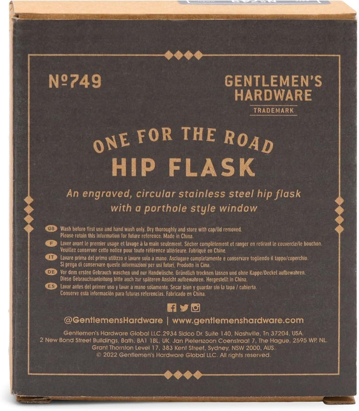Round Hip Flask