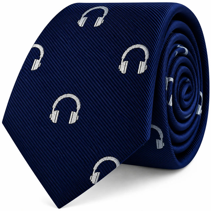 Headphone Skinny Tie