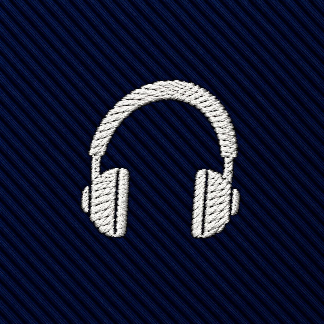 Headphone Skinny Tie