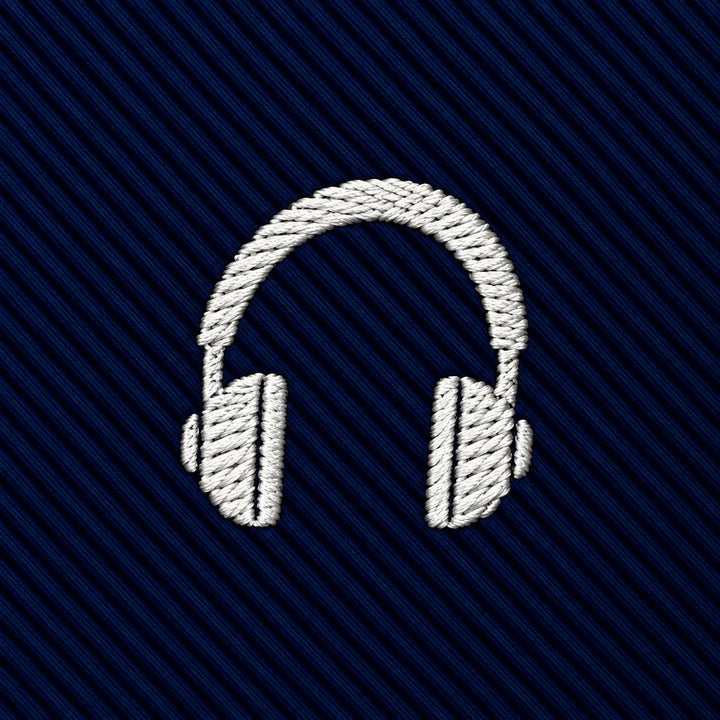 Headphone Skinny Tie
