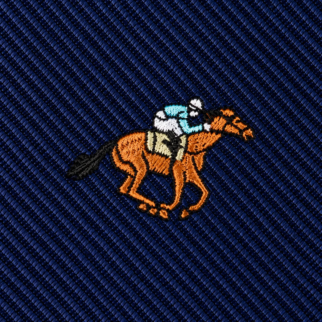 Horse Racing Skinny Tie