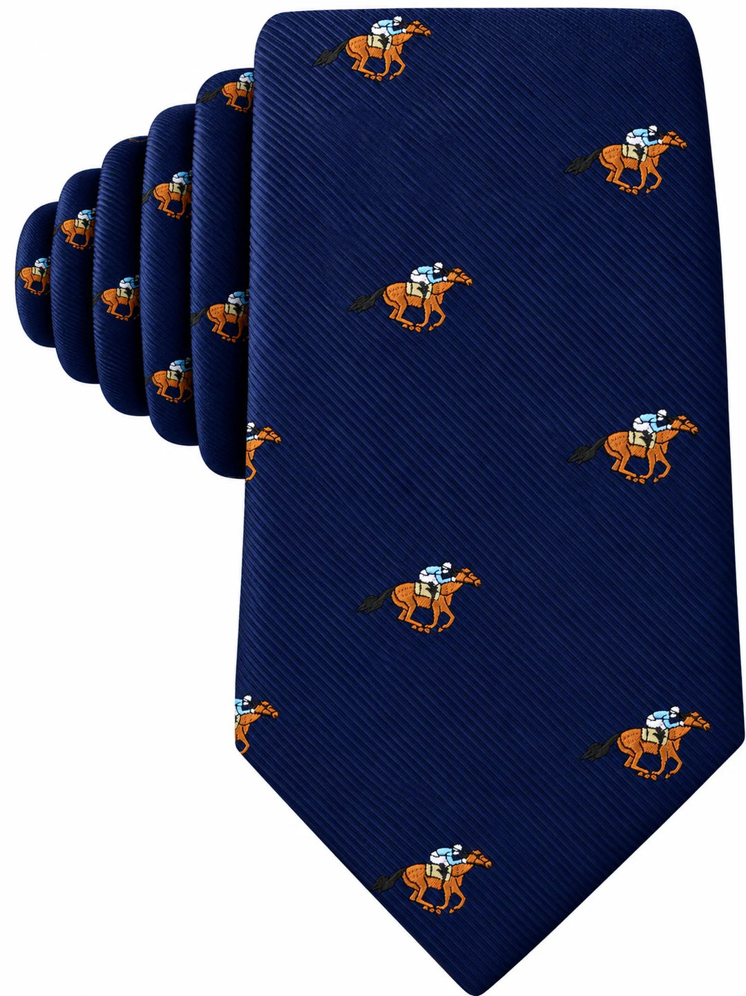 Horse Racing Skinny Tie