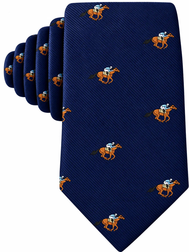 Horse Racing Skinny Tie
