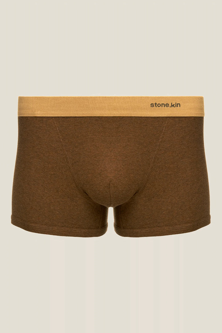Boxer Brief- Brown / Indigo