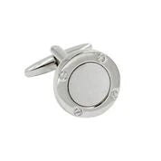 Inner Circle Silver Cufflinks