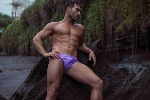 Incognito Swim Brief - Jacaranda