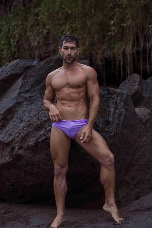 Incognito Swim Brief - Jacaranda