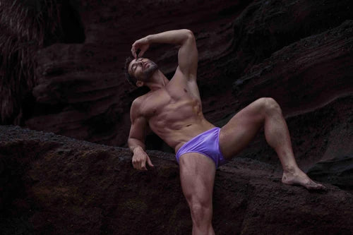 Incognito Swim Brief - Jacaranda