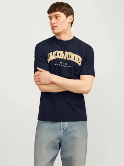 Caleb Varsity Tee - Navy Blazer