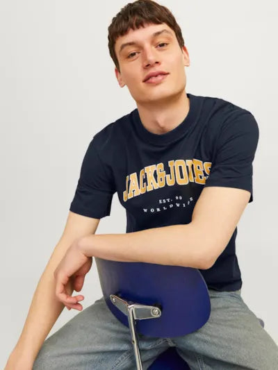 Caleb Varsity Tee - Navy Blazer
