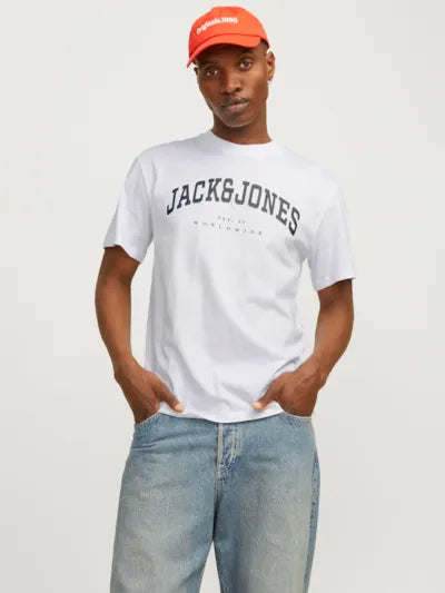 Caleb Varsity Tee - White