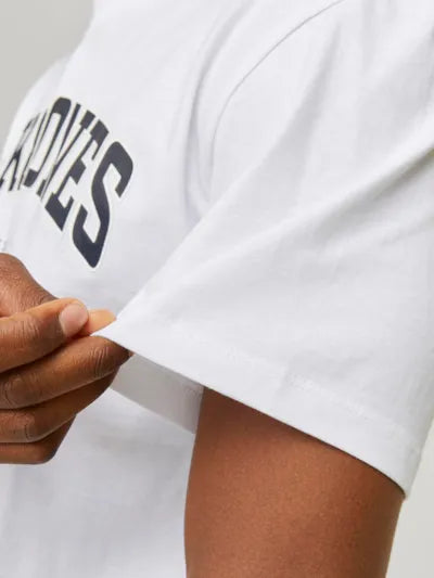 Caleb Varsity Tee - White