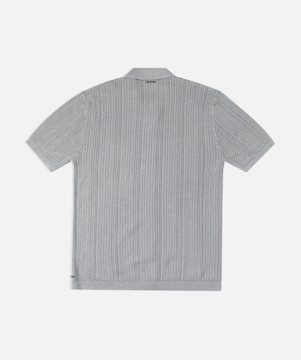 The Washed Alessio S/S Shirt - Lake Blue