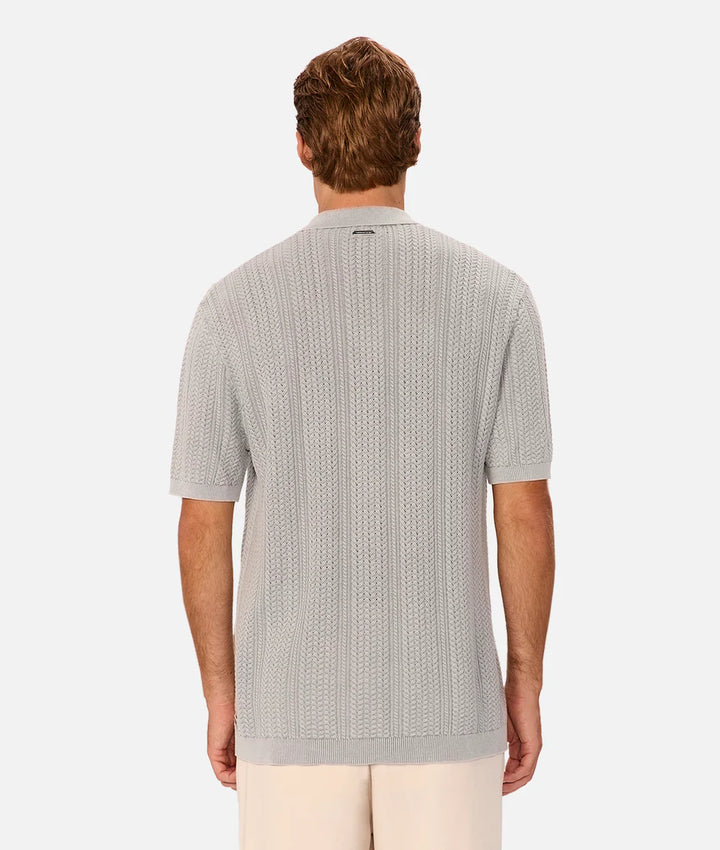 The Washed Alessio S/S Shirt - Lake Blue