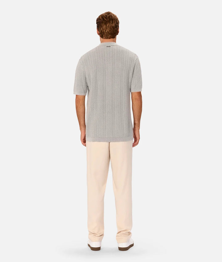 The Washed Alessio S/S Shirt - Lake Blue