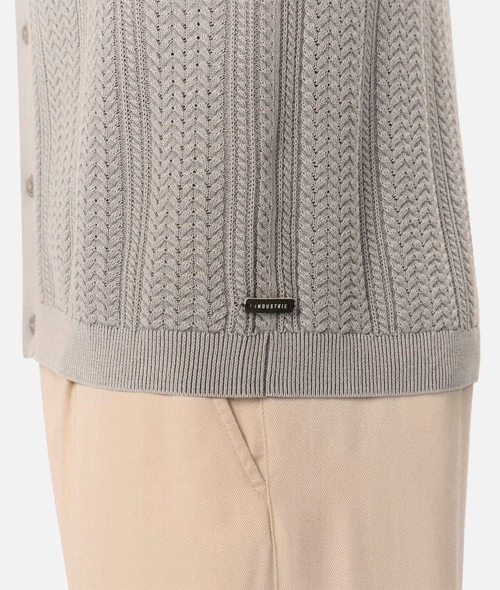 The Washed Alessio S/S Shirt - Lake Blue