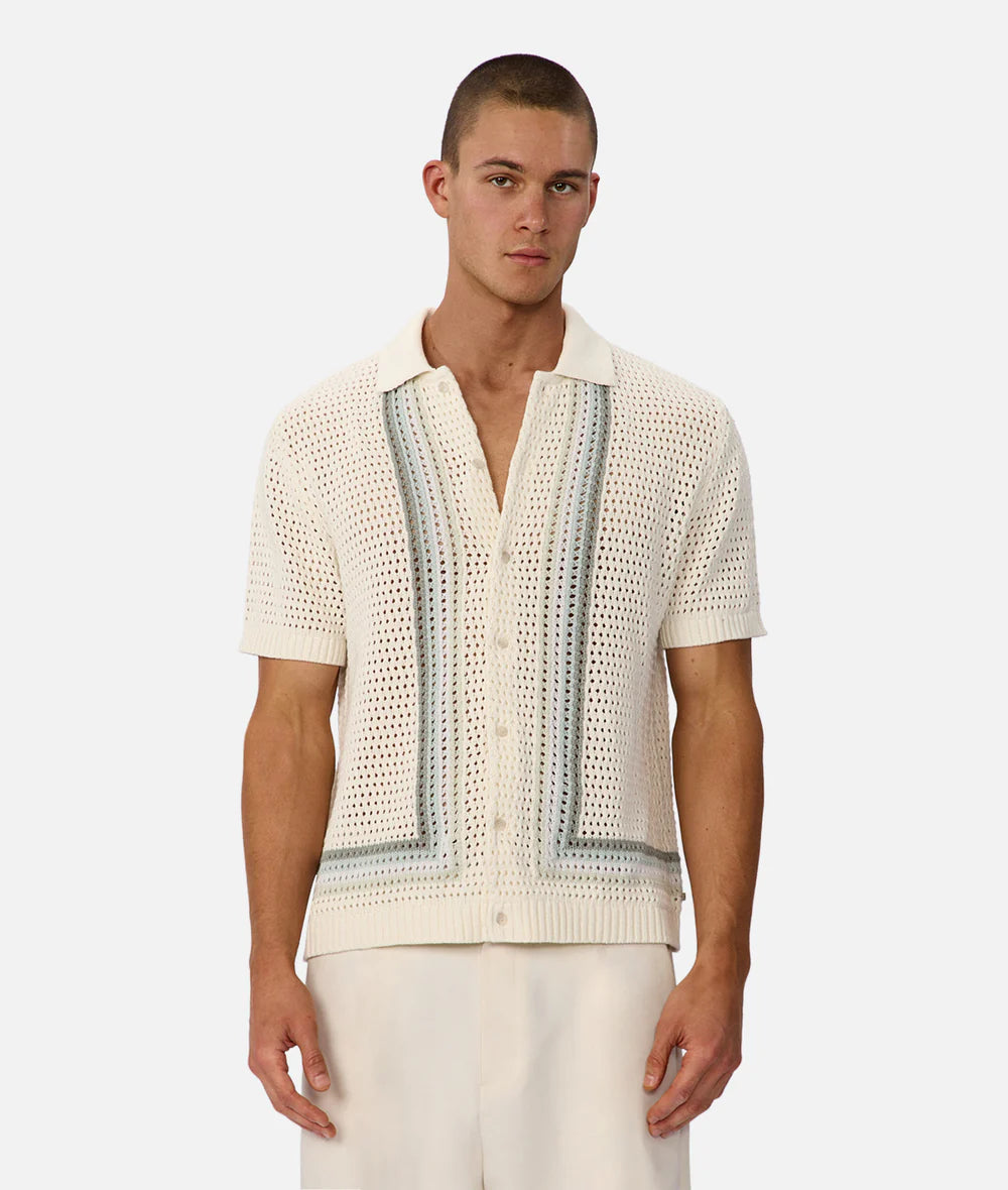 The Lauderdale S/S Shirt - Cream/Mult
