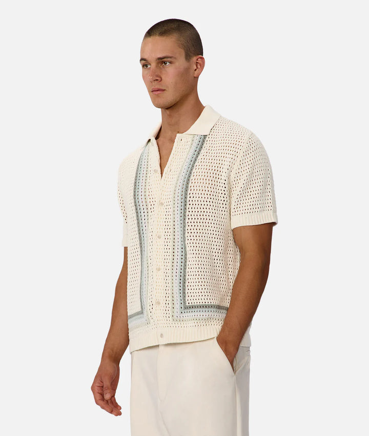 The Lauderdale S/S Shirt - Cream/Mult