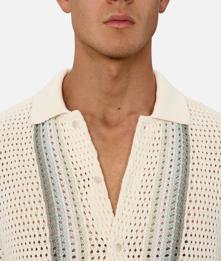 The Lauderdale S/S Shirt - Cream/Mult