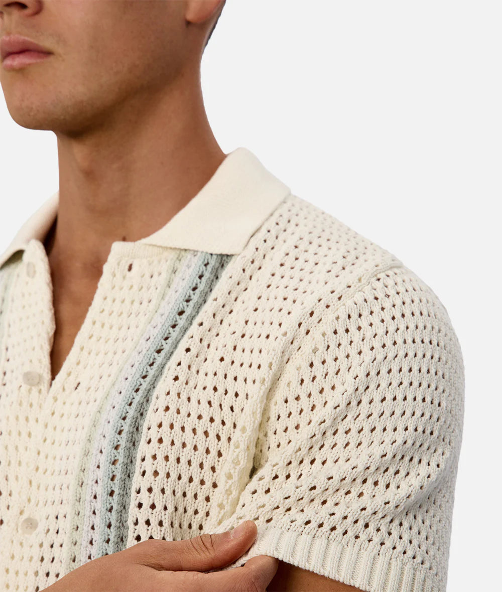 The Lauderdale S/S Shirt - Cream/Mult