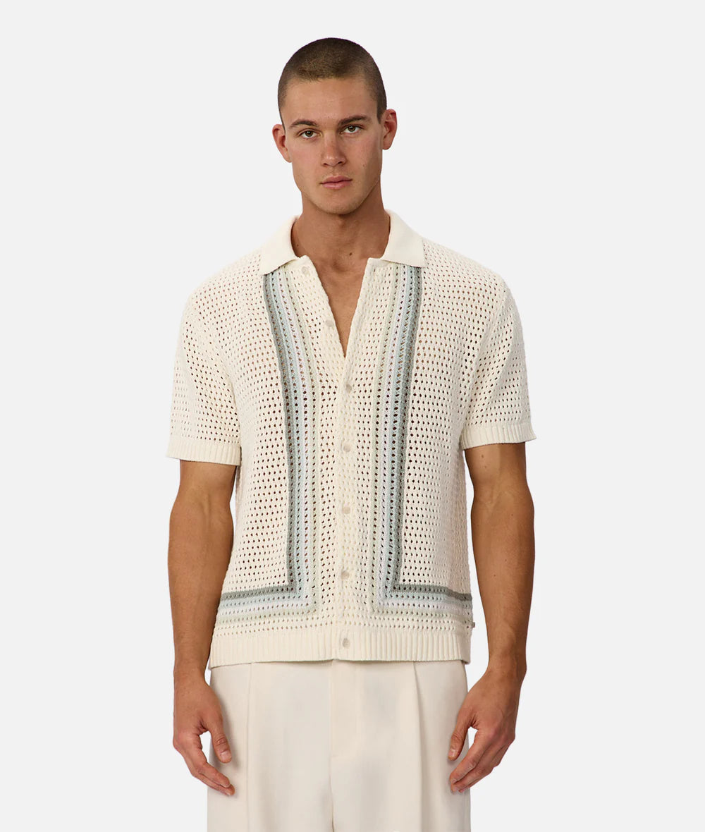 The Lauderdale S/S Shirt - Cream/Mult